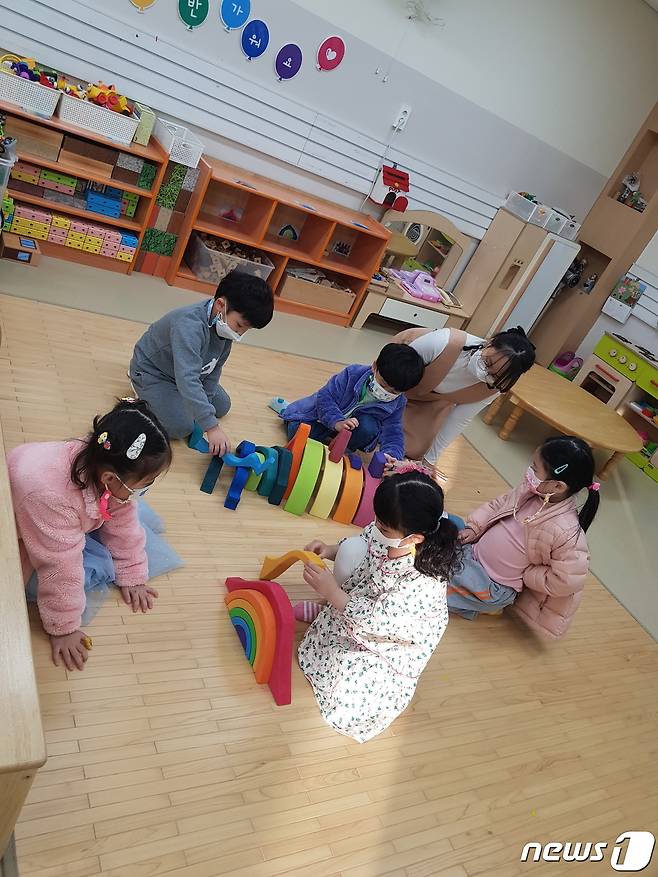 충북교육청 유치원 돌봄교실.© 뉴스1