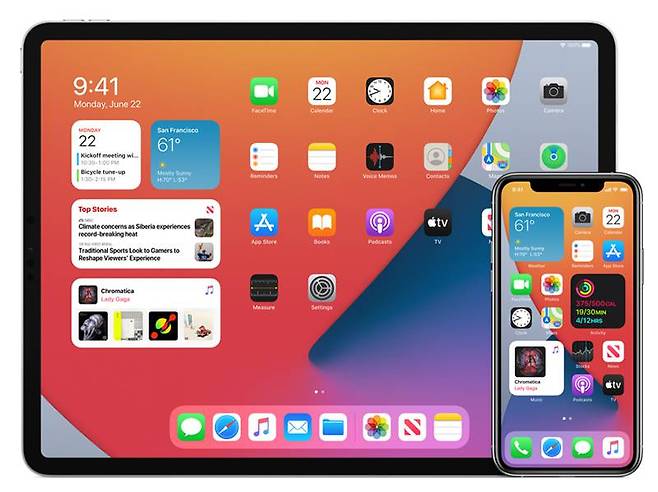 애플 아이폰과 아이패드, 애플워치, 매킨토시 모두 페가수스 해킹 대응을 위한 긴급 업데이트가 배포됐다. 출처=애플코리아