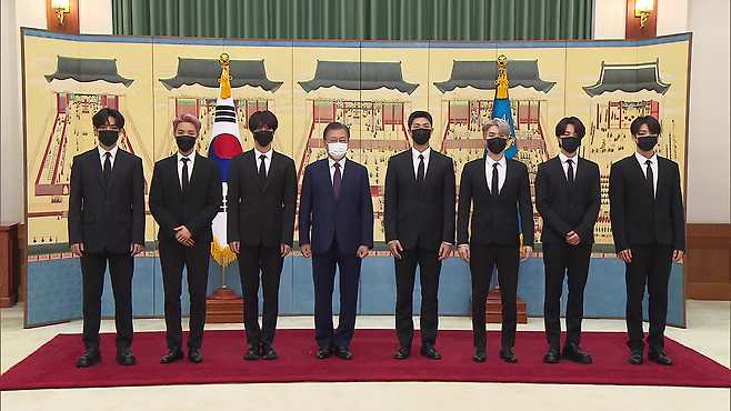 ‘미래세대와 문화를 위한 대통령 특별사절’로 임명된 BTS