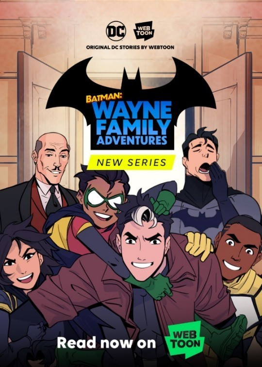 네이버웹툰과 DC코믹스가 슈퍼캐스팅의 일환으로 공개한 첫 웹툰 ‘배트맨: 웨인 패밀리 어드벤처’(Batman: Wayne Family Adventures)/사진제공=네이버웹툰