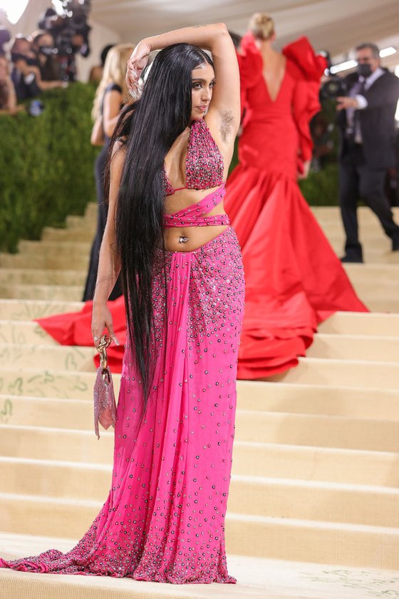 NEW YORK, NEW YORK - SEPTEMBER 13: Lourdes Leon attends The 2021 Met Gala Celebrating In America: A Lexicon Of Fashion at Metropolitan Museum of Art on September 13, 2021 in New York City. (Photo by Theo Wargo/Getty Images)