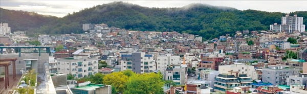 재개발 관리처분인가를 앞둔 총 4116가구 규모의 서울 은평구 갈현1구역 일대.  /한경DB