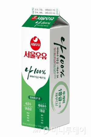 서울우유 대표 흰우유 제품 '나100%' /사진=서울우유