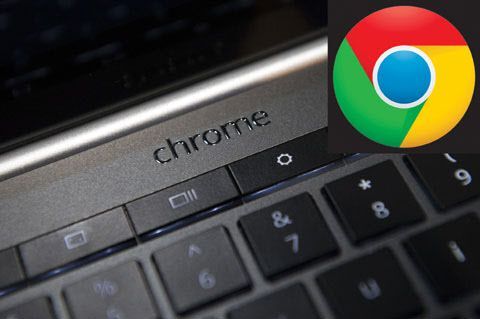 구글의 크롬 운영체제를 사용하며 인터넷 검색에 최적화된 클라우드(가상 저장공간) 기반 노트북 '크롬북'.