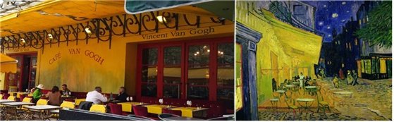 Le Café Van Gogh(좌). 밤의 카페(우). [사진 연경 제공, 크뢸러뮐러 미술관 소장]