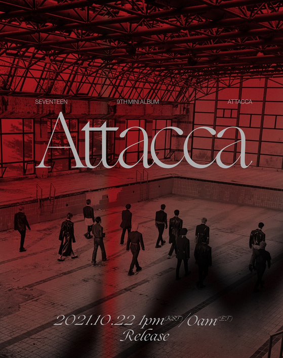 A teaser image for Seventeen's upcoming EP ″Attacca″ [PLEDIS]