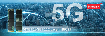 Innodisk, 최대 용량 4TB, 대역폭 2배, PCIe Gen3의 2배 속도인 16GT/s로 향상된 최초의 산업용 PCIe 4.0 SSD 출시 (PRNewsfoto/Innodisk Corporation)