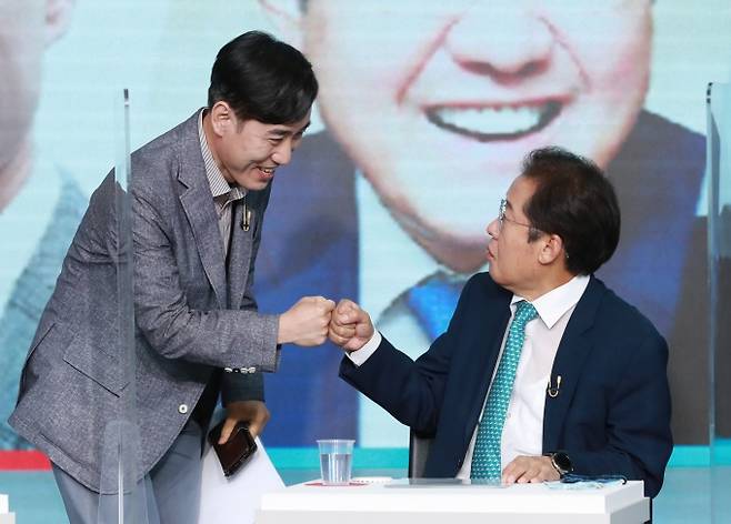 하태경 국민의힘 후보가 홍준표 후보의 카지노 정책을 비판했다.   연합뉴스