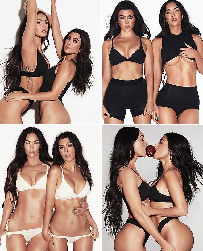 할리우드 배우 메간 폭스, 할리우드 스타 코트니 카다시안/사진=메간 폭스, 킴 카다시안 인스타그램