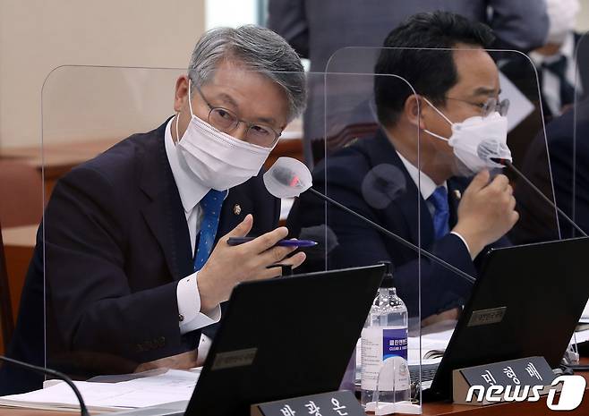 민형배 더불어민주당 의원. 2020.10.13/뉴스1 © News1 박세연 기자