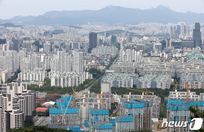 서울 아파트 단지의 모습(자료사진) 2021.9.6/뉴스1 © News1 조태형 기자