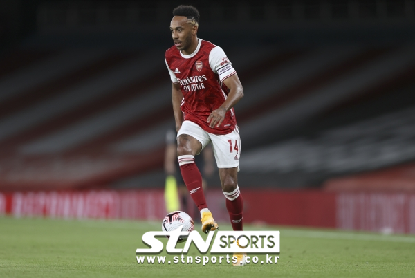 아스널 FC 공격수 피에르 에메릭 오바메양. 사진|뉴시스/AP