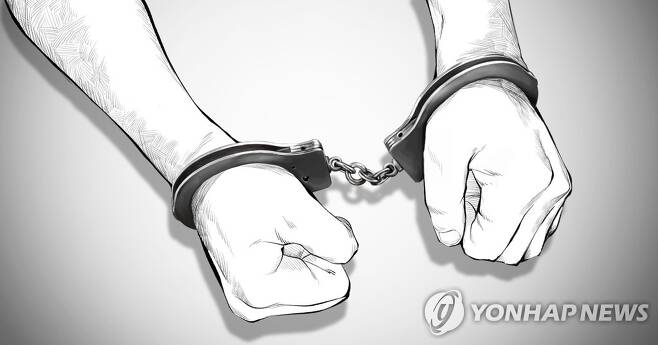 교도소 정문서 수갑 차고 도주 20대 경기 하남서 검거 (PG) [장현경 제작] 일러스트