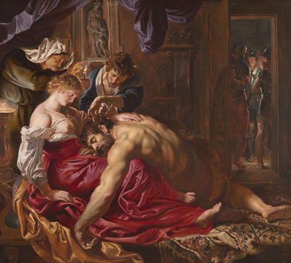17세기 화가 페터르 파울 루벤스의 걸작 ‘삼손과 데릴라’