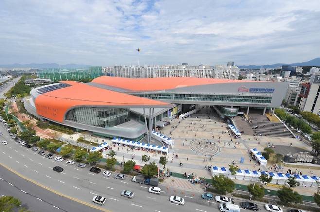 김대중컨벤션센터 전경. 김대중컨벤션센터 제공