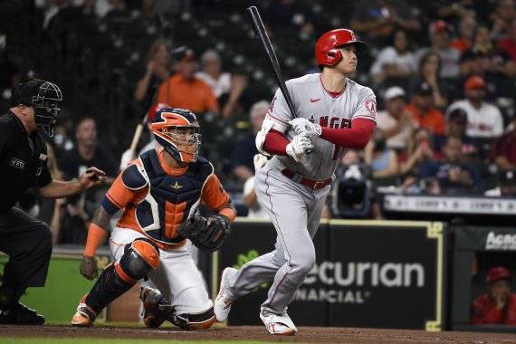 오타니 쇼헤이의 타격 폼. /사진=뉴시스