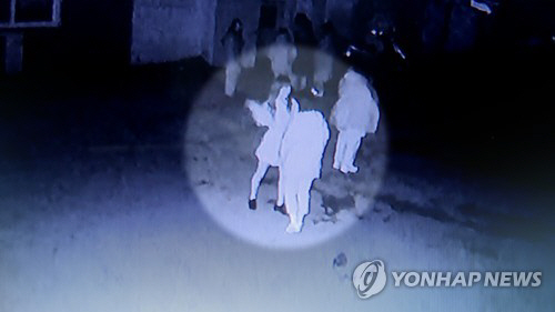 CCTV에 찍힌 양평 중학생 집단 폭행 모습 [사진 = 연합뉴스]