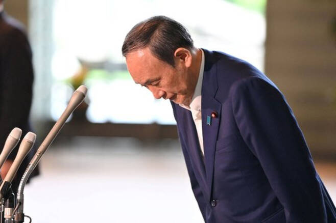 스가 요시히데 일본 총리 /사진=AFP