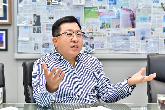 김동식 케이웨더 대표. 박지호기자 jihopress@etnews.com