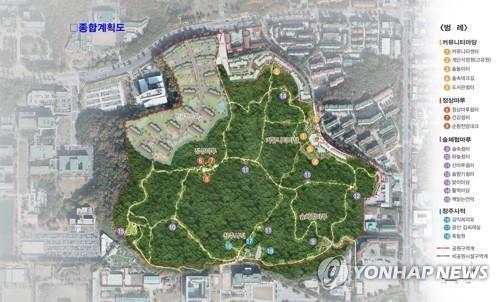 대전 매봉공원 개발도. 대전시 제공