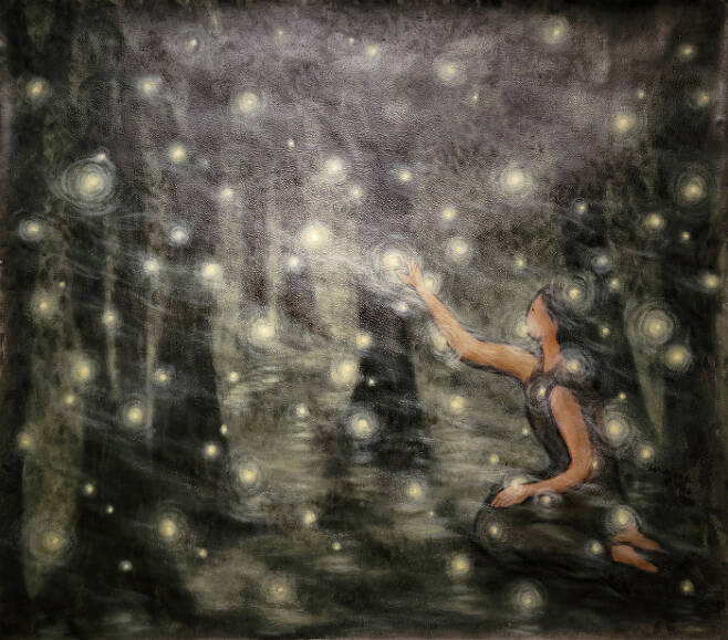 Forest Lights I, 196x174cm, Oil on canvas, 2016.<사진제공=예화랑>