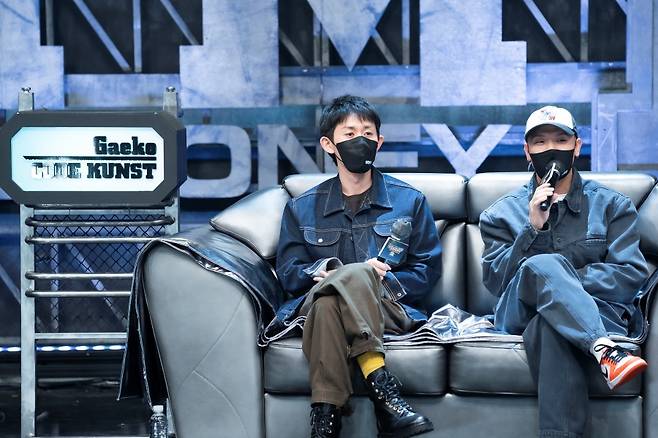 ▲ '쇼미더머니10' 개코(왼쪽), 코드 쿤스트. 제공ㅣ엠넷