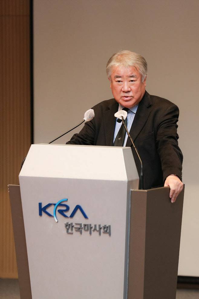 김우남 전 한국마사회장. (사진=마사회)