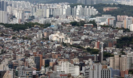 서울시내 빌라촌의 모습. 2021.9.28. [뉴스1]