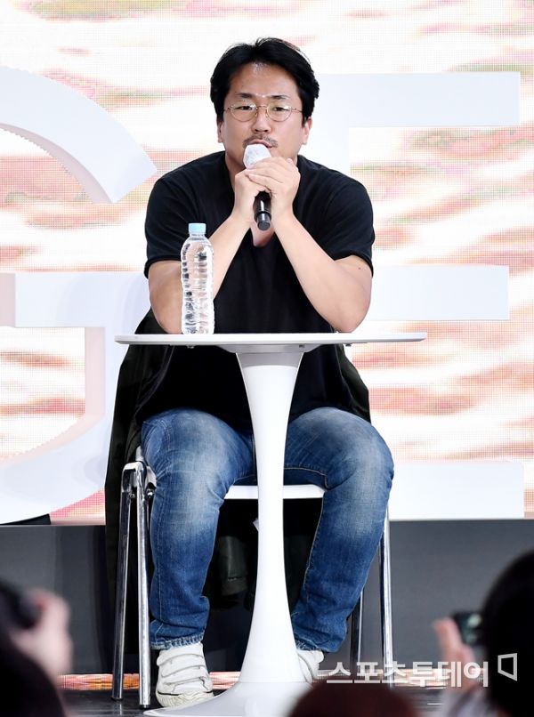 Actor Yang Ik-Joon is attending the 26th Busan International Film Festival and the movie Hell open talk held at the Busan Haeundae-gu Film Hall on the 8th.2021.10.08.