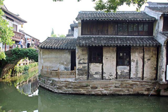 저우좡의 태평교., 오른쪽에 쌍교가 있다. ⓒ최종명