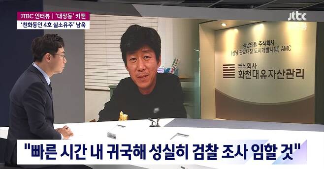남욱 변호사. JTBC뉴스룸 캡처