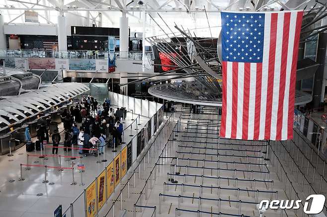 미국 뉴욕의 JFK 국제공항. © AFP=뉴스1