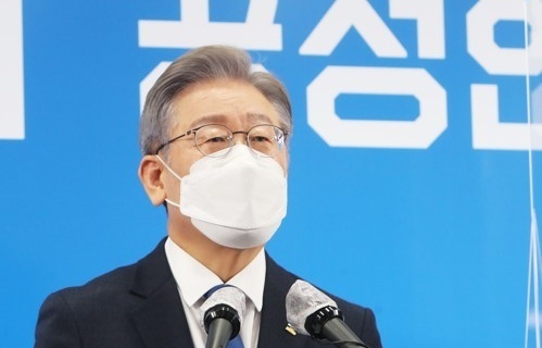 이재명 더불어민주당 대선 후보(경기도지사). 연합뉴스