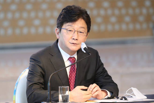 유승민 전 의원이 19일 대구 호텔수성에서 열린 아시아포럼21 초청토론회에 참석해 발언하고 있다. 아시아포럼21 제공