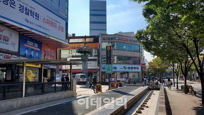 20일 오전 대구 동성로 로데오거리. (사진=권오석 기자)