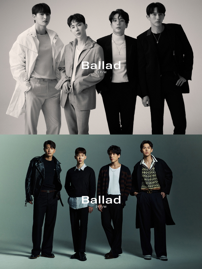 2am (Jo Kwon, Lee Chang-min, Imsung and Jeong Jinwoon) showed the concept photo of the new Mini album Ballad 21 F/W (Ballad 21 Autumn/Winter) through the official SNS at 0 oclock today (20th) and raised expectations for comeback.In the open photo, 2am gazed at the front with soft eyes and showed a more mature aspect. It is a sophisticated charm in a modern atmosphere that combines dandy and chic.In addition, the four members also sensually digested natural casual look and boasted trendy charm.The relaxed pose, intense eyes, and The Classic Mood, reminiscent of fashion pictures, captures the attention.As such, 2am has released a series of group and personal concept photos that can get a glimpse of the concept and atmosphere of the New album, raising the curiosity for the New album Ballad 21 F/W.2am, who released New album in seven years, debuted in the music industry with the release of his single album This Song in 2014.Since then, it has become a Luxury Ballad Group that believes and listens to ballad songs that have unrivaled emotions such as I can not send you dead, I do not receive you, You are like me, and One spring day.The new album Ballad 21 F/W is an album to repay the love of fans who have waited for a long comeback, and it is also an album for listeners who have felt musical thirst for 2am ballads.2am is expected to paint the music industry with their voices and emotions in the second half of the year with the album title Ballard, and attention is focused on the harmony of the four members to be heard through the New album.Meanwhile, 2am will announce Ballad 21 F/W through various music sites at 6 pm on the 1st of next month.Photos