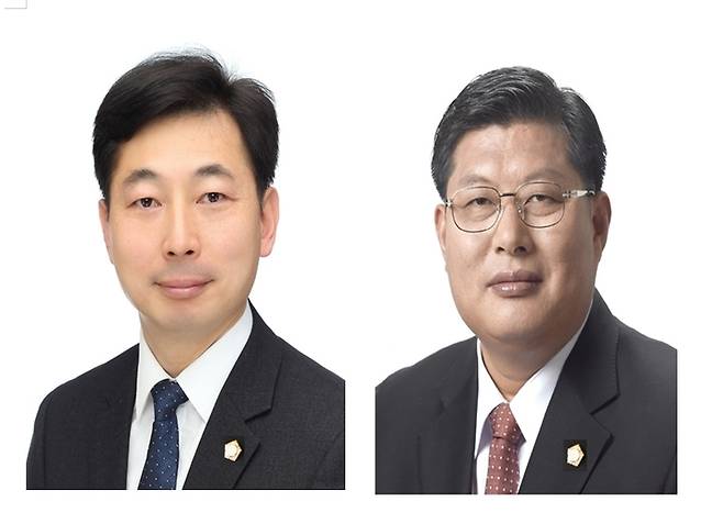 보령시의회 김정훈 의원(왼쪽)과 김충호 의원 *재판매 및 DB 금지