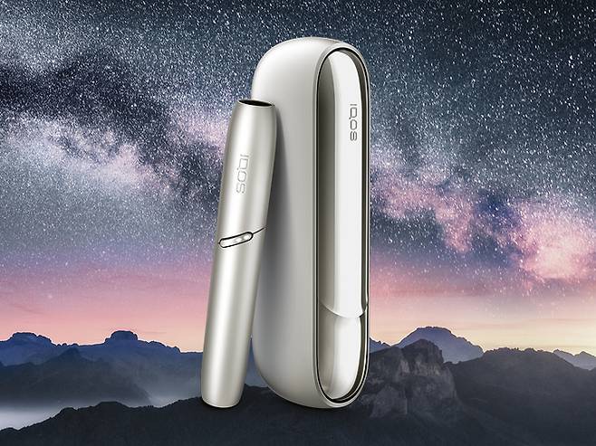 필립모리스 인터내셔널(PMI)의 궐련형 전자 담배 '아이코스 3 듀오 문라이트 실버' *재판매 및 DB 금지