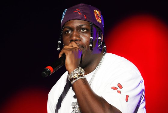 MIAMI GARDENS, FLORIDA - JULY 23: Lil Yachty performs on stage during Rolling Loud at Hard Rock Stadium on July 23, 2021 in Miami Gardens, Florida. (Photo by Rich Fury/Getty Images)