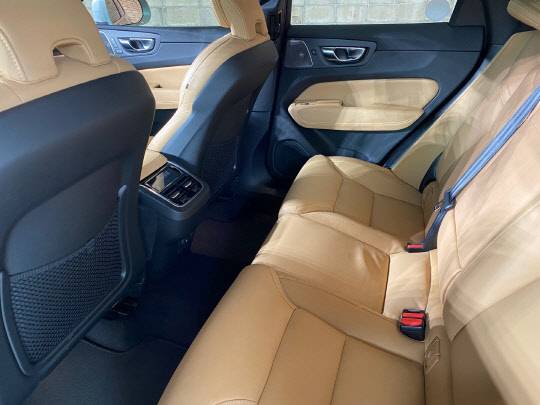 볼보 XC60 2열. 장우진 기자