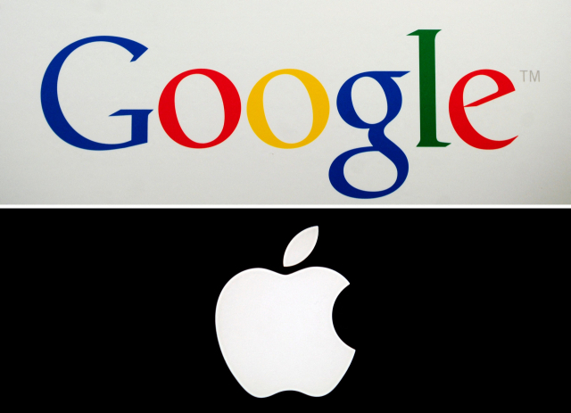 구글과 애플의 로고./AFP연합뉴스
