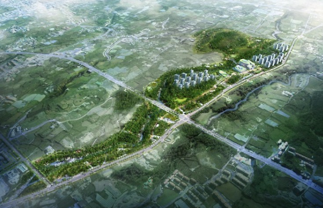 제주시 오등봉공원 민간 특례 개발사업 조감도(ⓒ제주도)