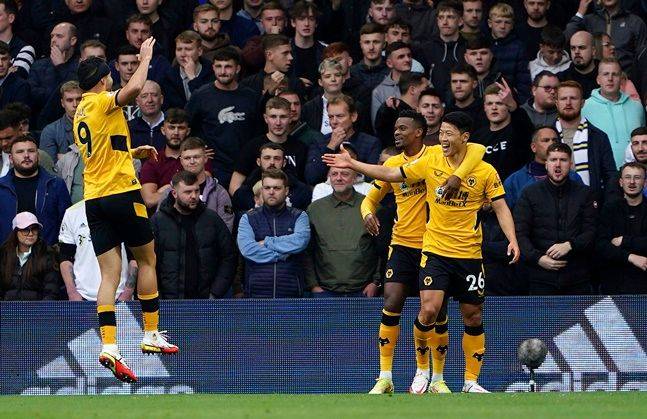 황희찬 골. ⓒ AP=뉴시스