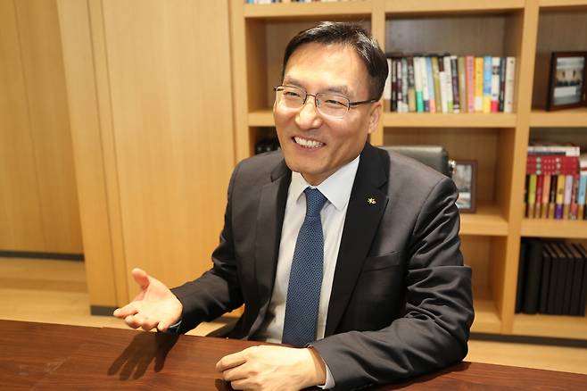 KB자산운용의 해외부동산펀드 누적 약정액이 2조원을 돌파했다. 2018년 이현승 대표가 대체부문 대표를 맡으면서 해외부동산운용본부를 신설한 후 3년 만에 약정액이 4배로 늘었다./사진=이현승 KB자산운용 대표