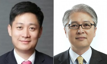홍범식 ㈜LG 경영전략팀장(사장·왼쪽)과 권봉석 LG전자 대표이사 사장. /사진제공=LG