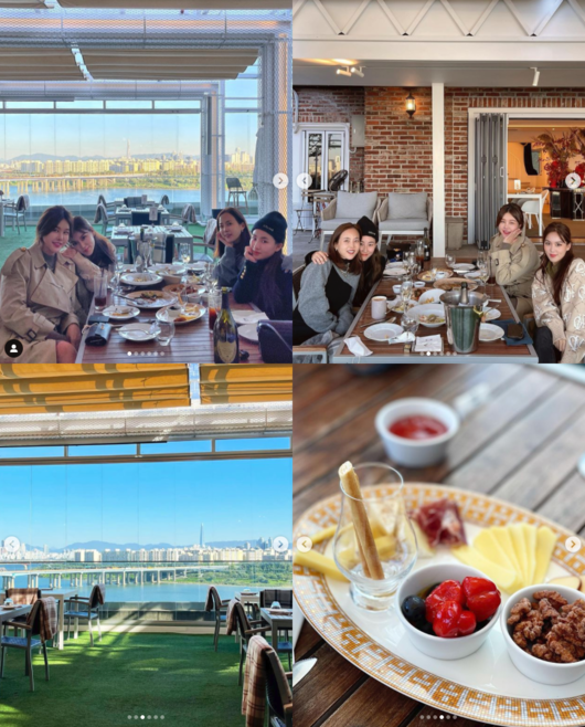Broadcaster Park Eun-ji enjoyed a meal date ahead of birthPark Eun-ji posted several photos on his personal instagram on the afternoon of the 30th with a message saying, My favorite sister and sisters, thanks to the charm of Maseong, I laughed a lot.In the public photo, he is enjoying a meal at a luxury restaurant overlooking Han River.Urban Zakapa Heather Cho, actor Kim Hee-jung, etc., ate pasta, steak, and beverages and talked about preaching.Park Eun-ji, who married a 2-year-old Korean office worker in 2018, is now known as eight months pregnant.It is making people who like to have a luxurious dinner with those who like to give birth.SNS
