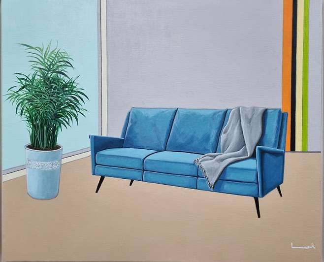 이상숙, surplus space-desire, 72.7x60.6cm, acrylic on canvas
