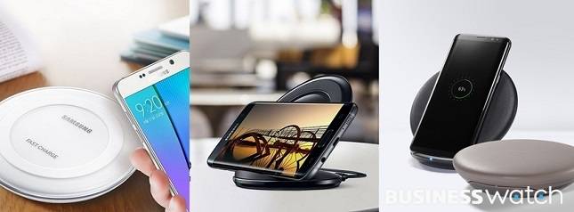 자기유도방식의 무선충전기시스템. /사진=삼성전자 제공