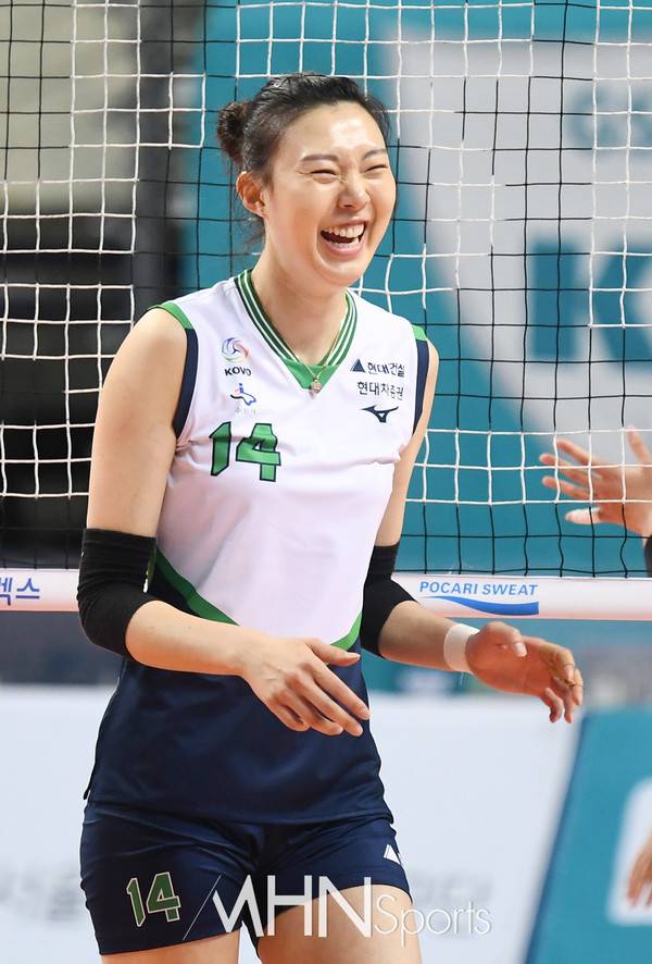 사진= 현대건설 센터 양효진ⓒMHN스포츠 이지숙 기자