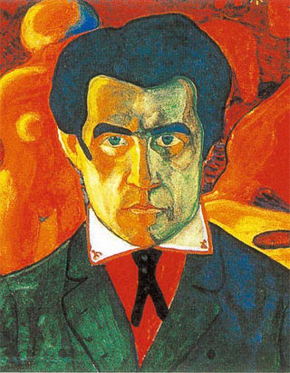 말레비치의 ‘자화상(1910년 작)'. 트레티야코프 미술관 제공